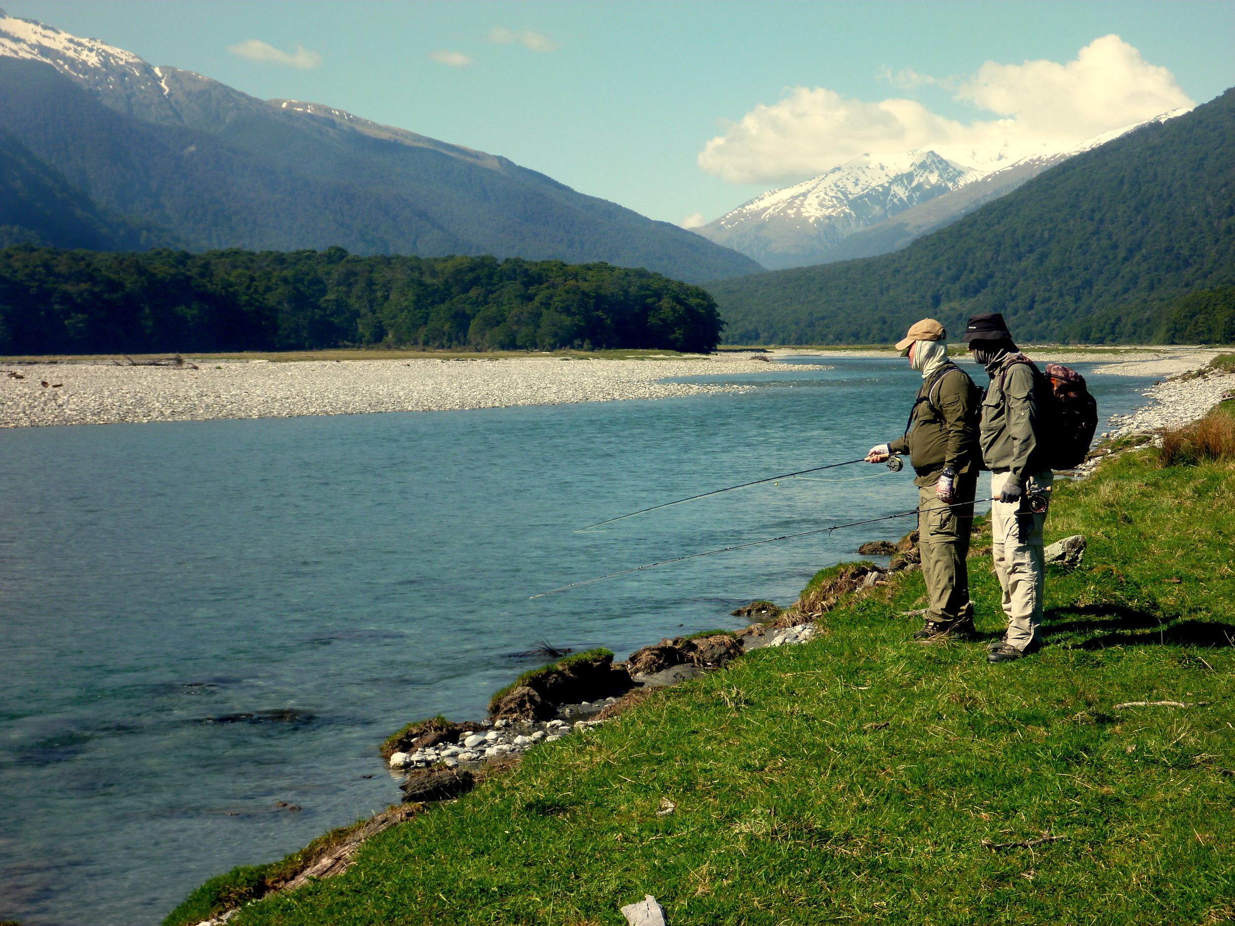 Turbull river in the Haast region of South Westland.