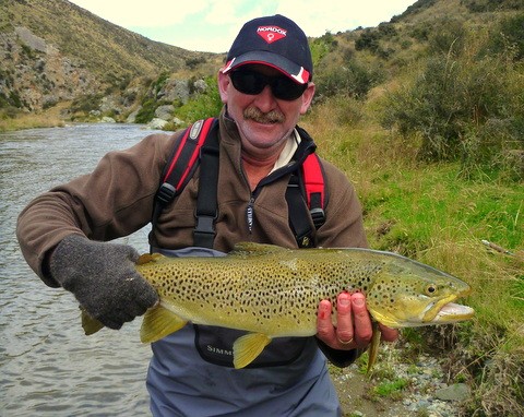 New Zealand trout fishing in the Mckenzie country. (Copy)