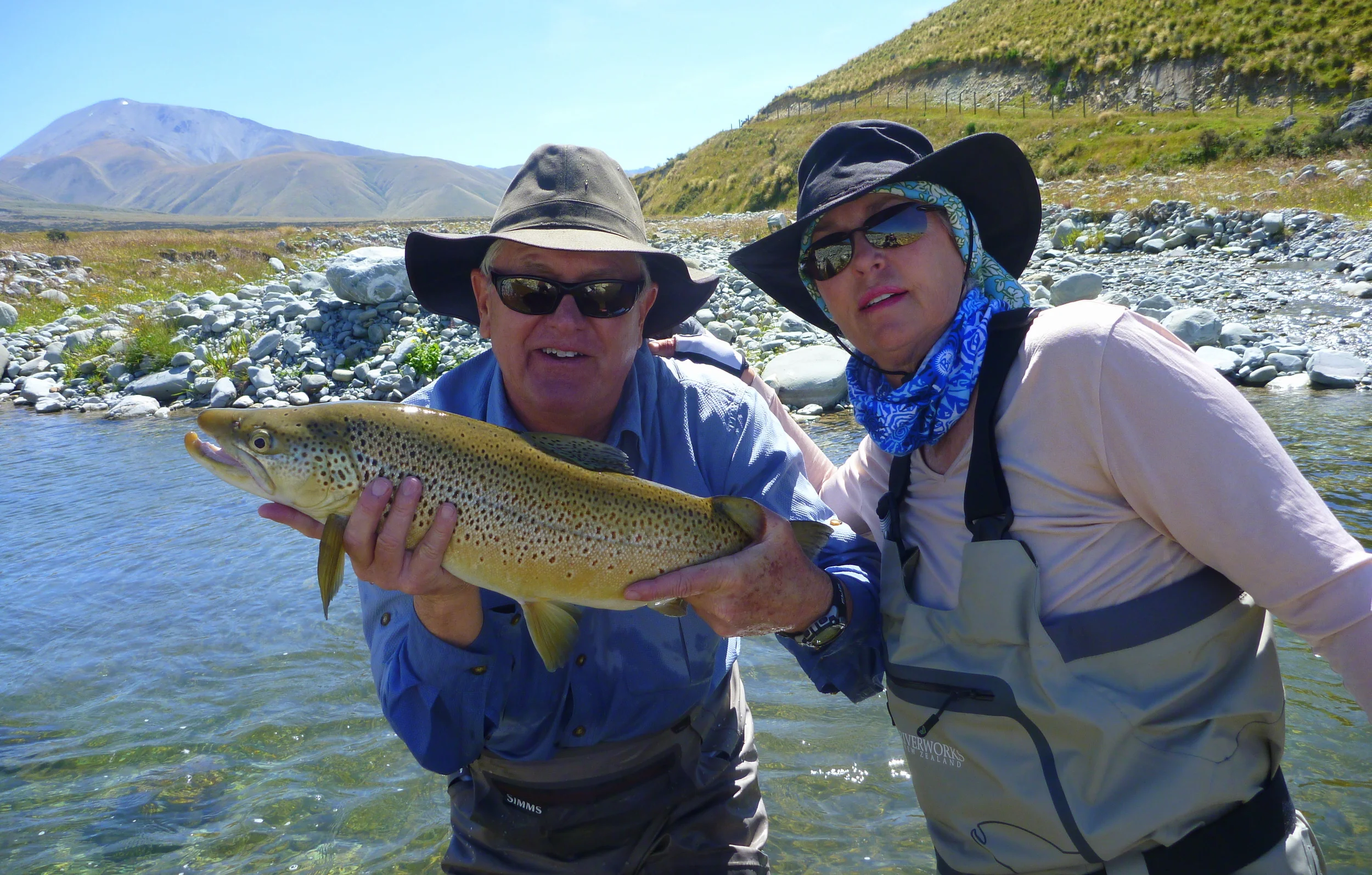 Fly fishing New Zealand for trophy brown trout