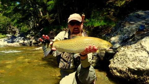 Fly fishing New Zealand.