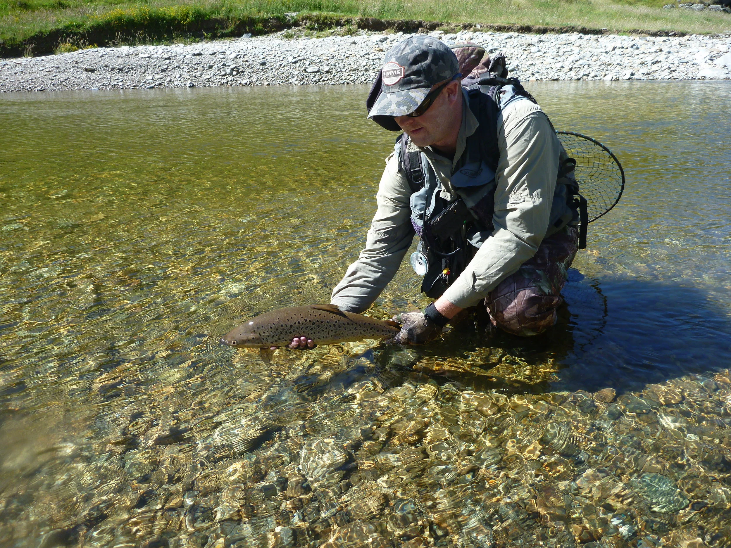 Fly fishing New Zealand.