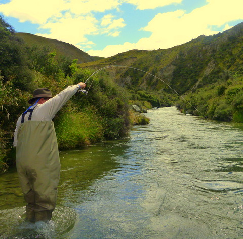 South Island of New Zealand fly fishing