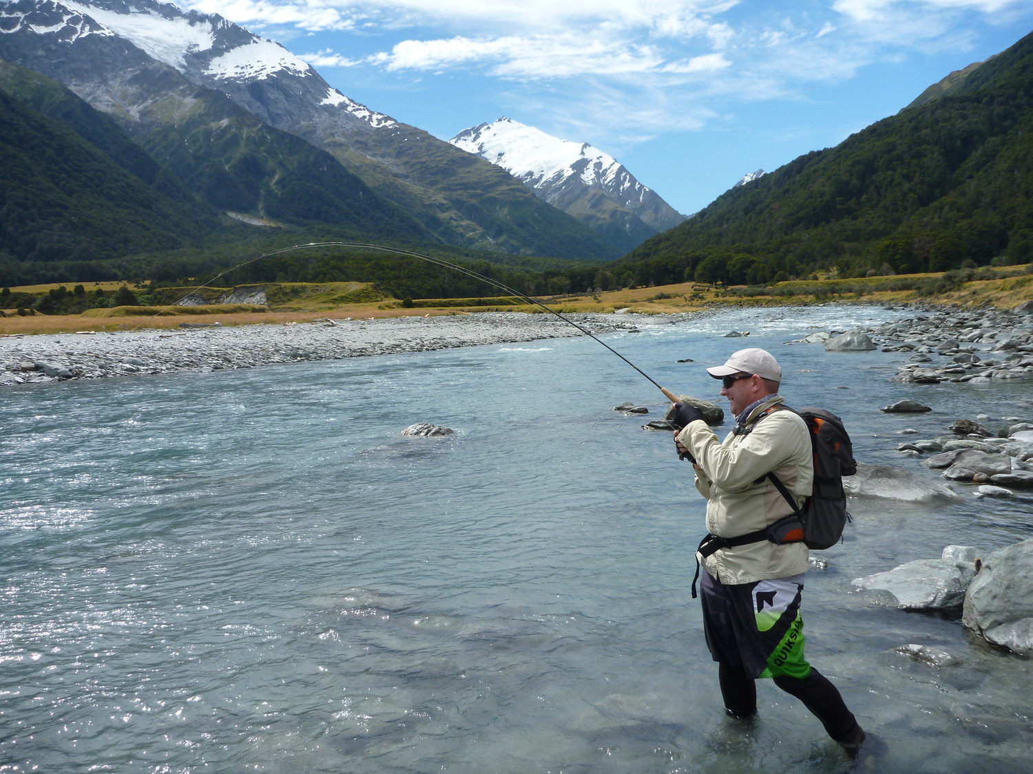 Fly Fishing Laude Guiding D Trips Trout Nelson Marlborough Nz.