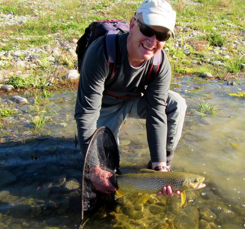 Fly fishing Queenstown with Paul Macandrew.