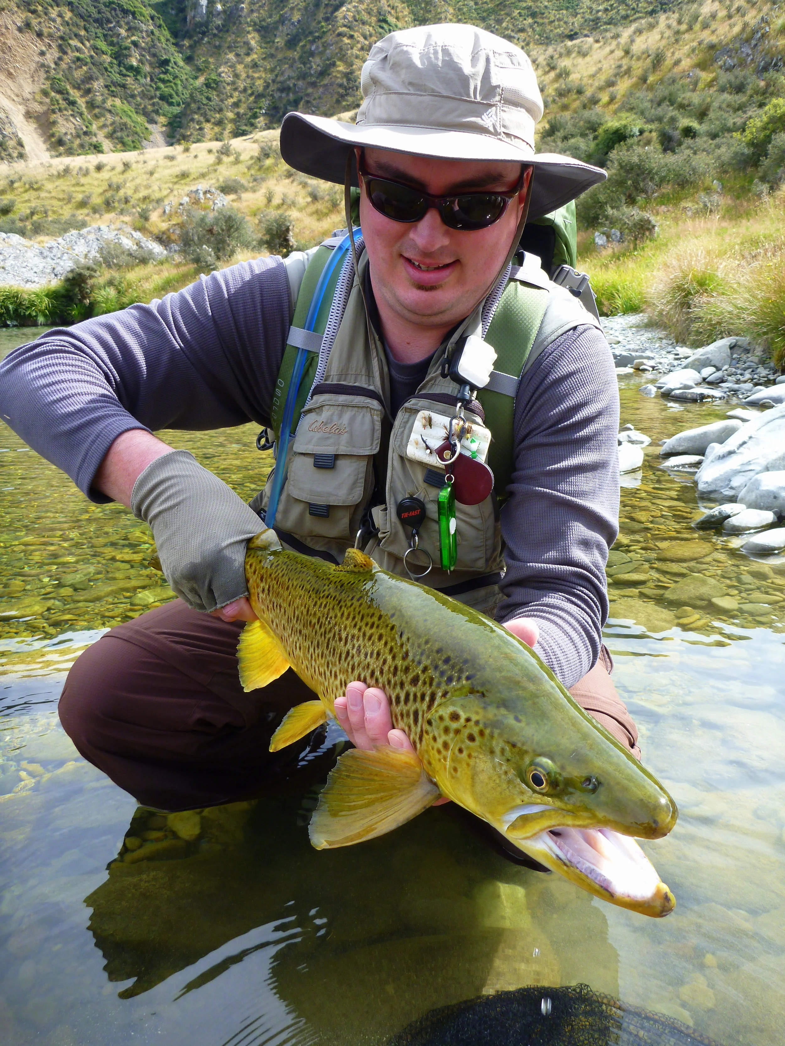 Aspiring Fly Fishing guide Paul Macandrew