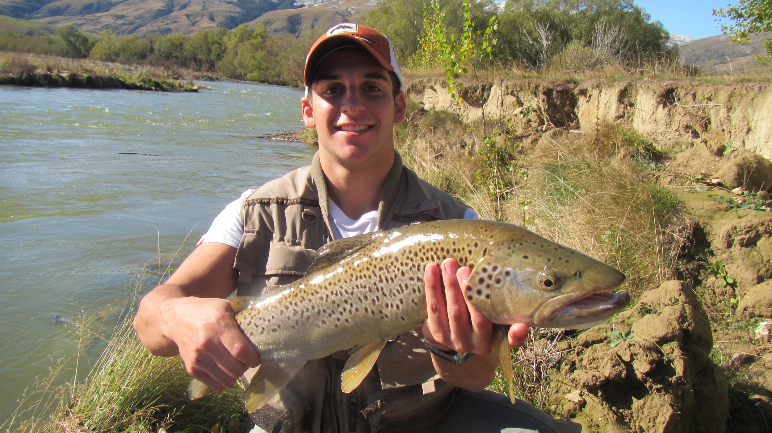 Fly fishing Queenstown for brown trout