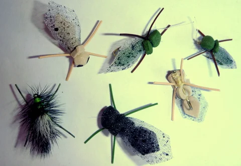 New Zealand trout fishing with cicadas