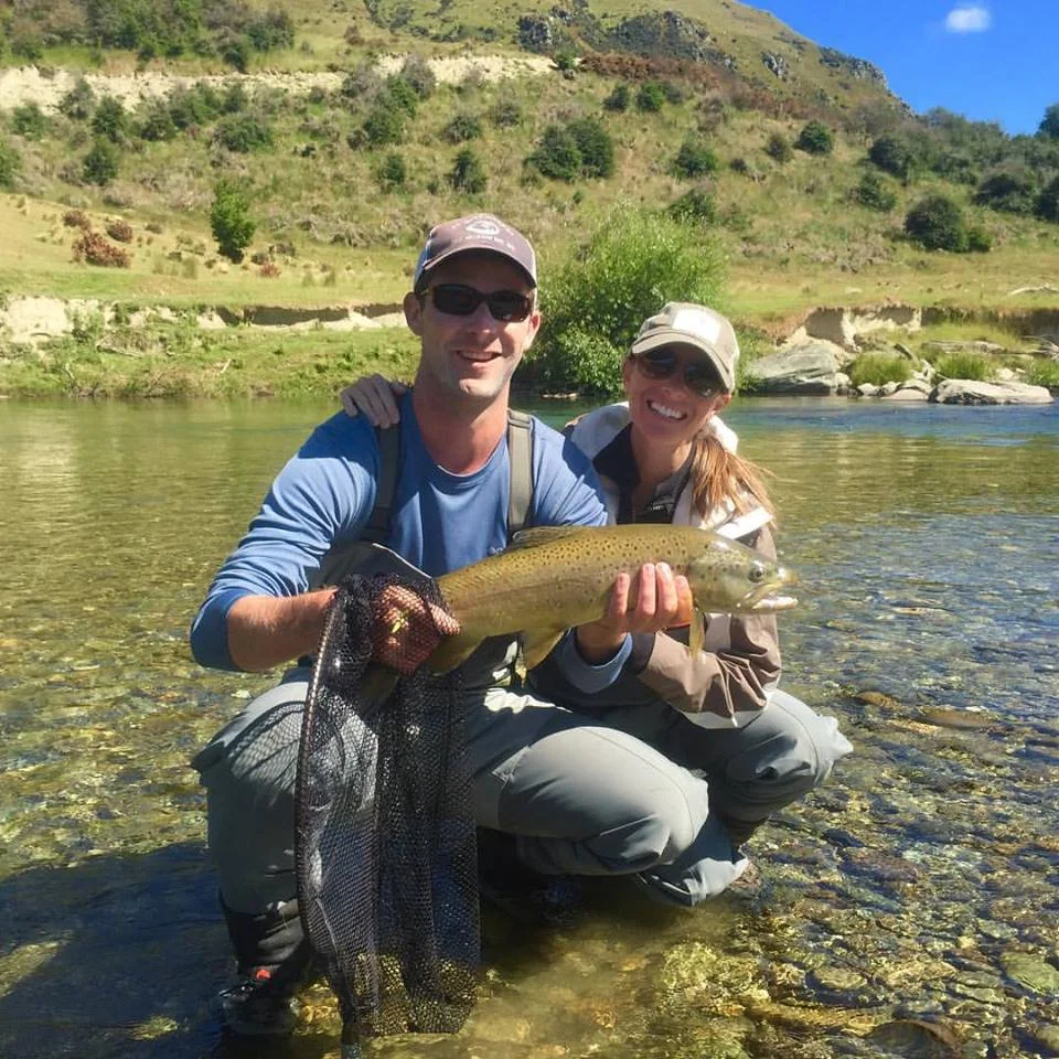Fly Fish New Zealand with Honeymooners Andrew and Christie