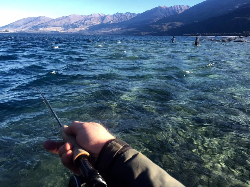 Winter Lake Edge-Rivermouth Fly Fishing Oppurtunities Around Wanaka 
