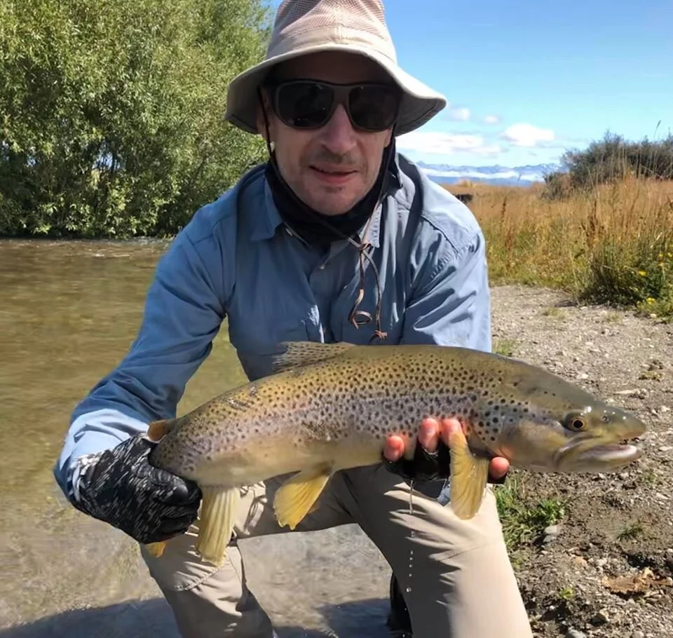 Another good sized brown from a small stream.