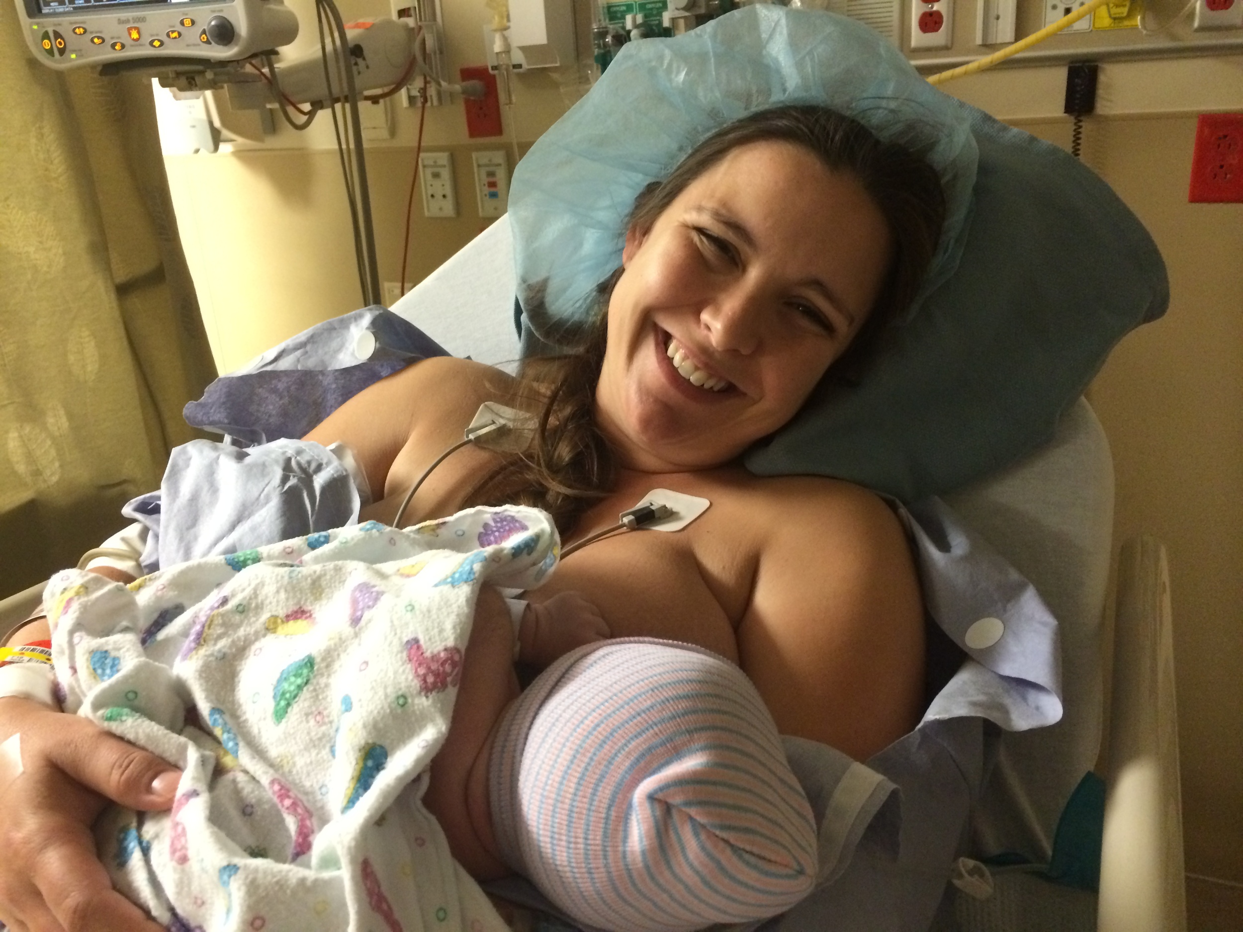 Sondra and Gideon, bonding during recovery