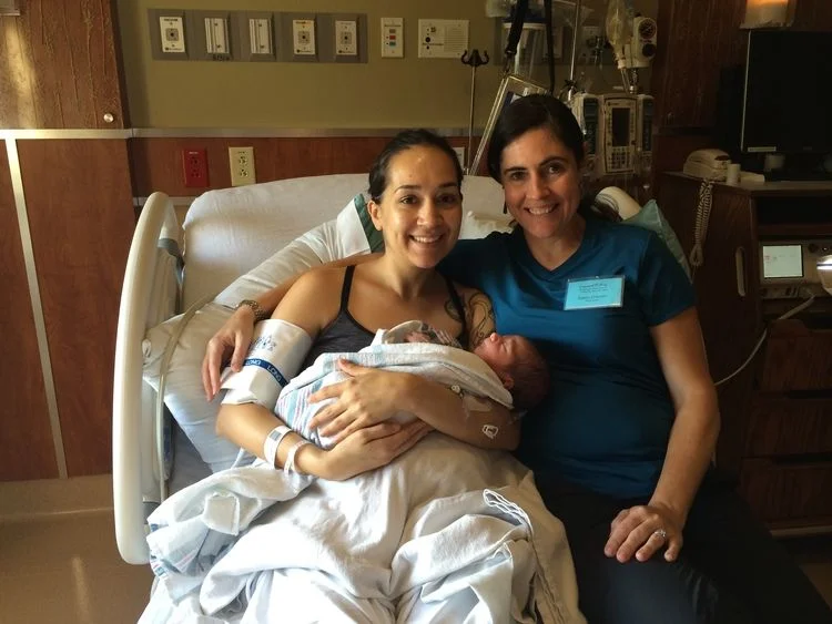 Jamie with Amber-Austin Doula
