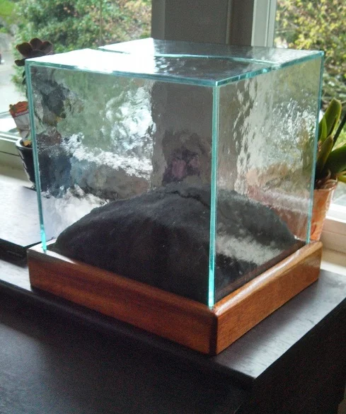 Donation Box (2012) - Art Glass & Mahogany