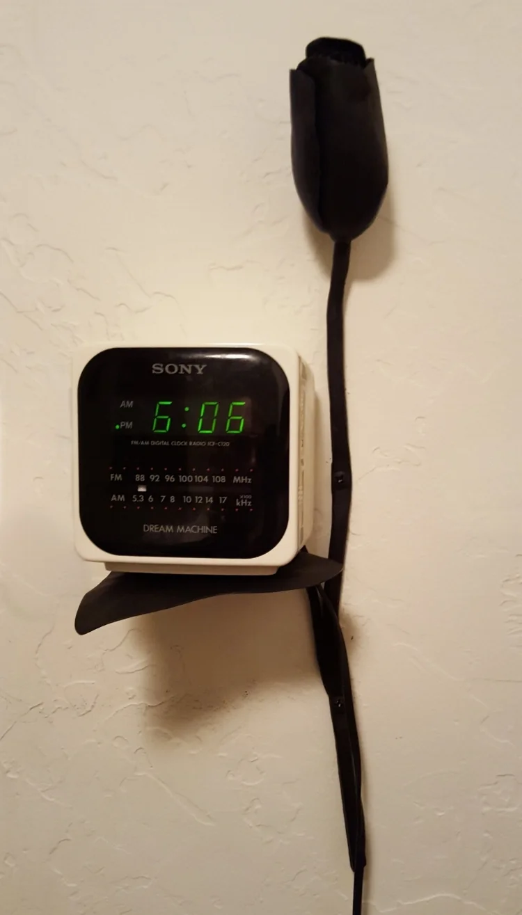 Wall Flower Clock Stand (2016) - Wrought Iron