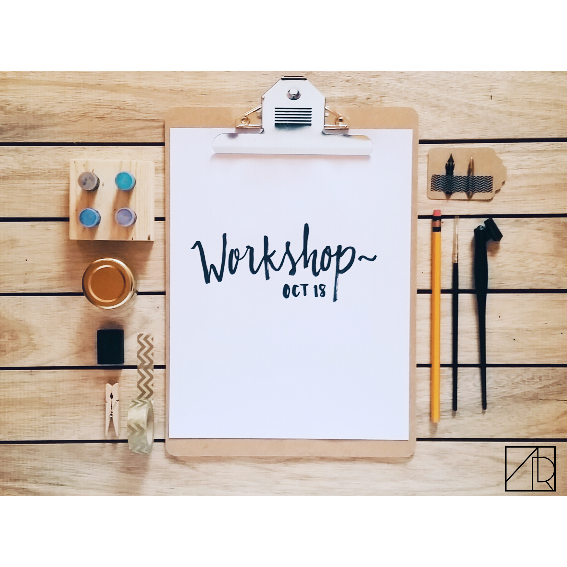MODERN CALLIGRAPHY AND FREEHAND BRUSH LETTERING WORKSHOP
