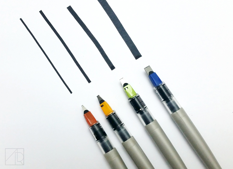 Left to Right: 1.5mm, 2.4mm, 3.8mm, 6.0mm