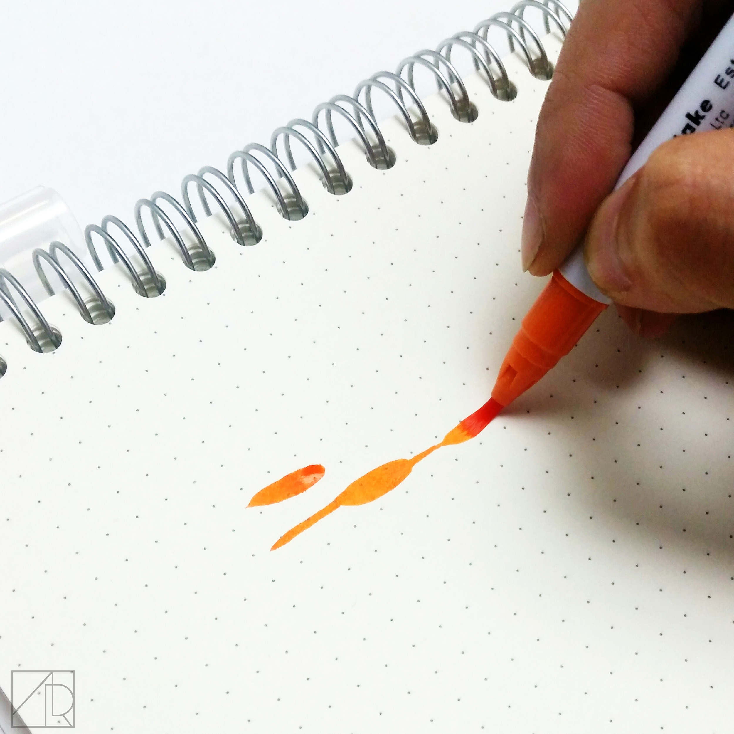 Apply pressure to create thick lines