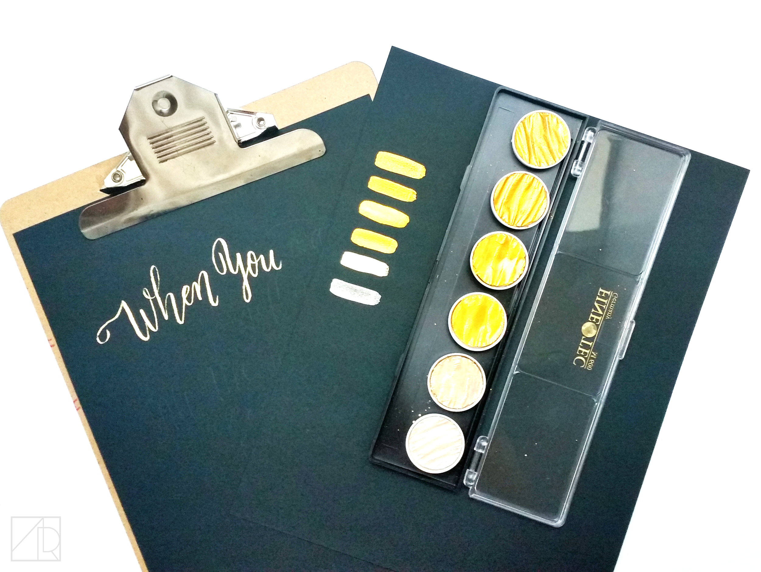 Finetec 6-pc Gold palette
