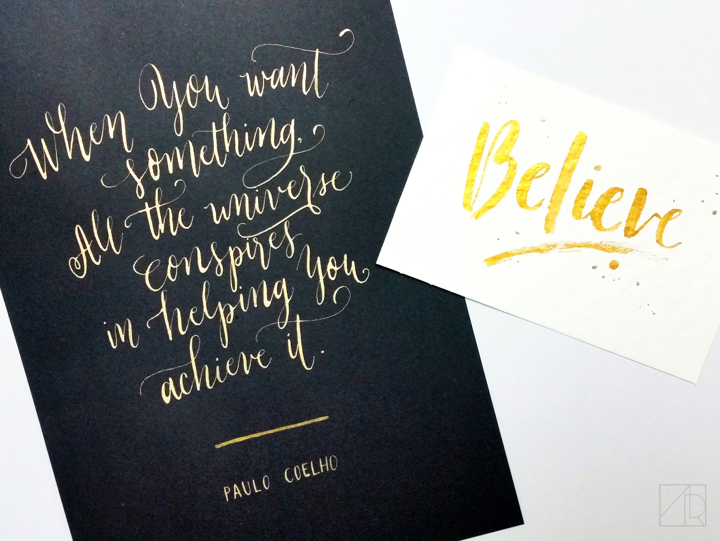 RIGHT: Finetec + Pointed pen | LEFT: Finetec + Brush