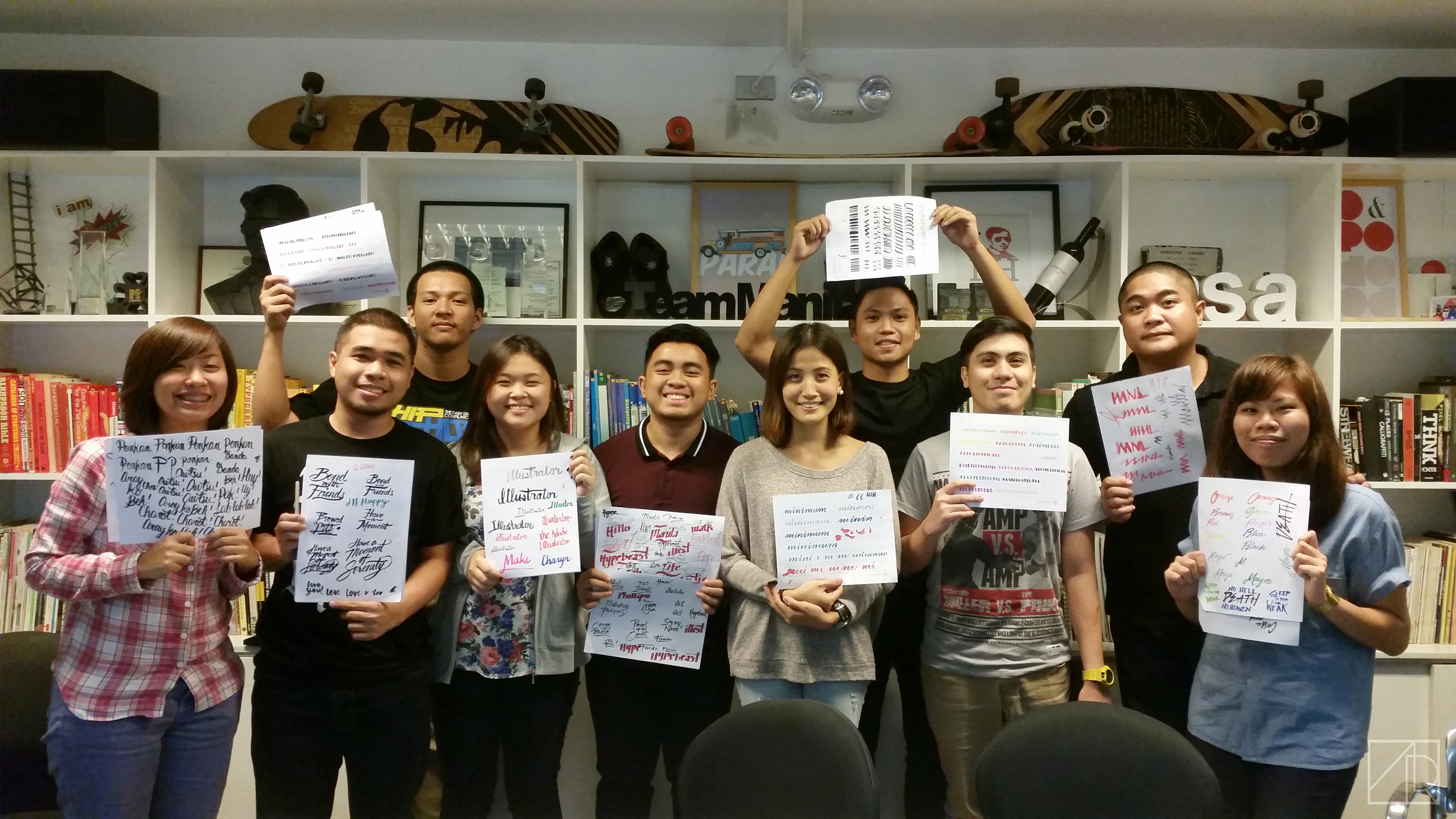 Happy students, Happy teacher! 