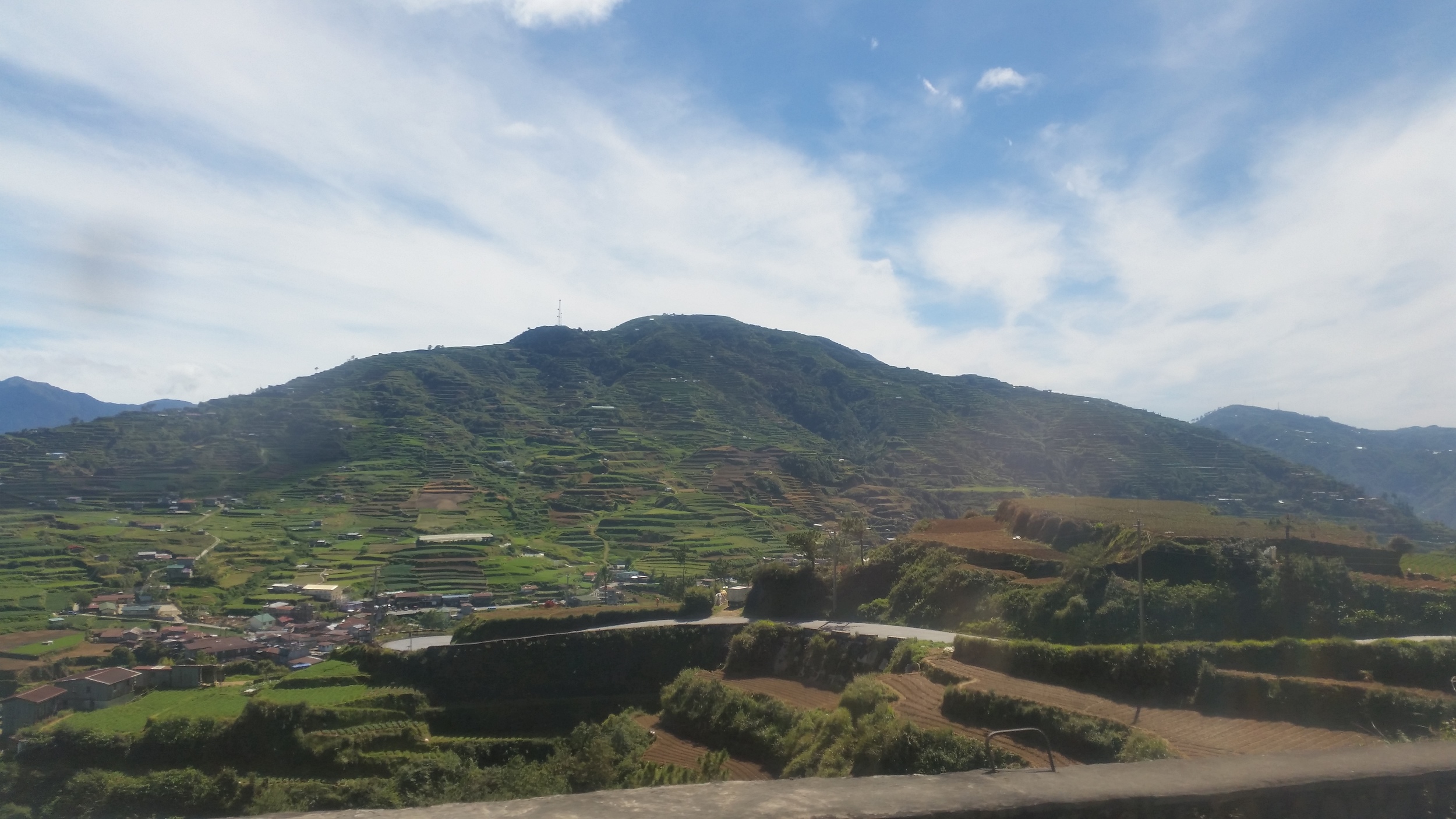 View from the bus window