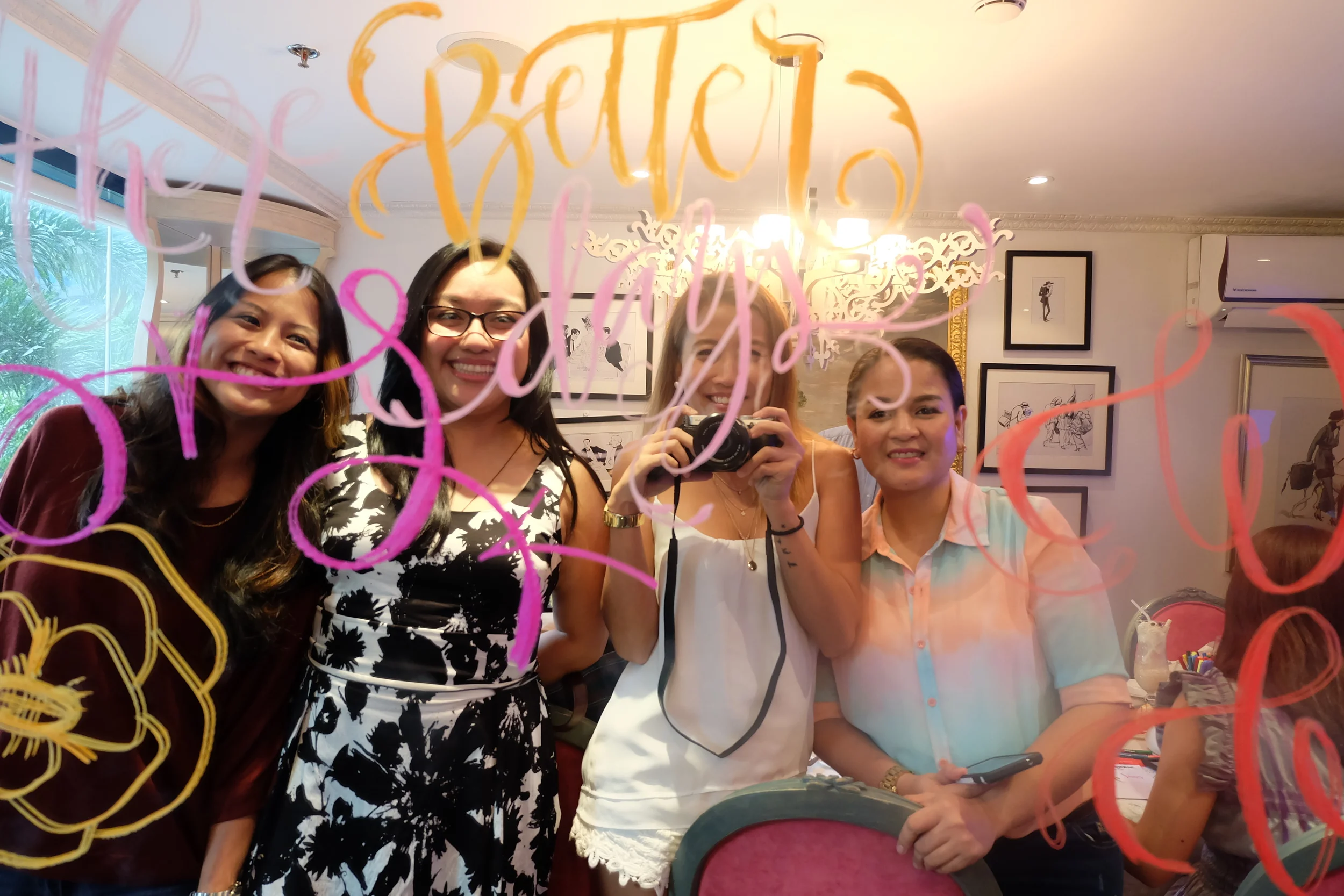 Fozzy, Richelle, Me, and Drew