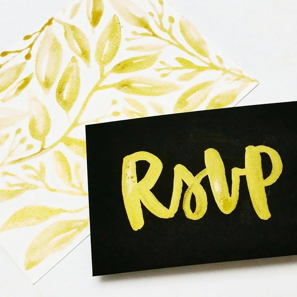 REVIEW: Mica Gold Ink from Kuretake