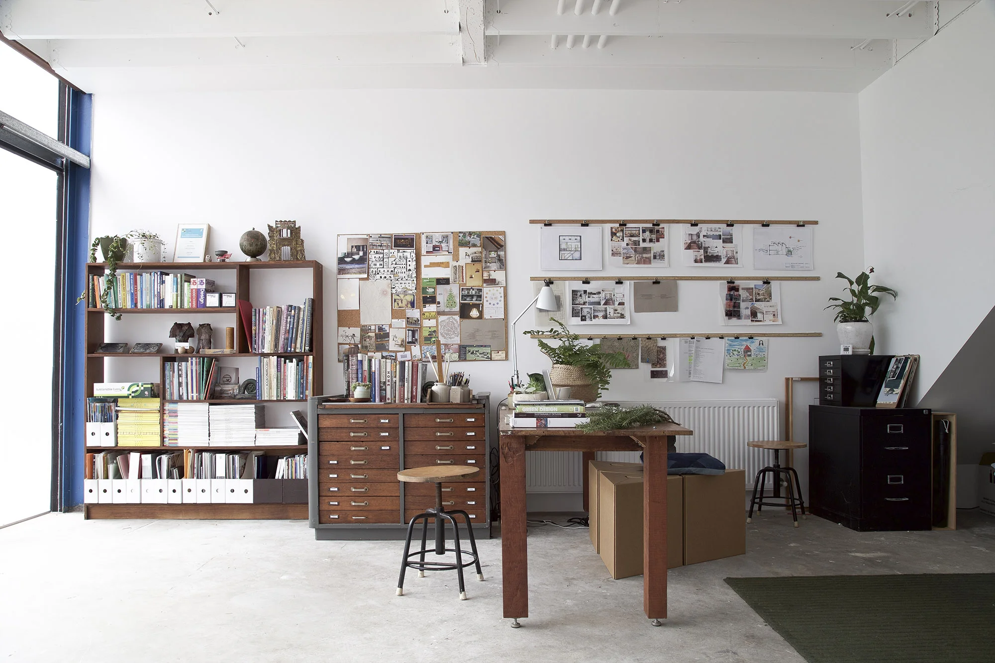 Our new studio is a light filled, retrofitted space with easy access on to a deck overlooking Merri Creek. 