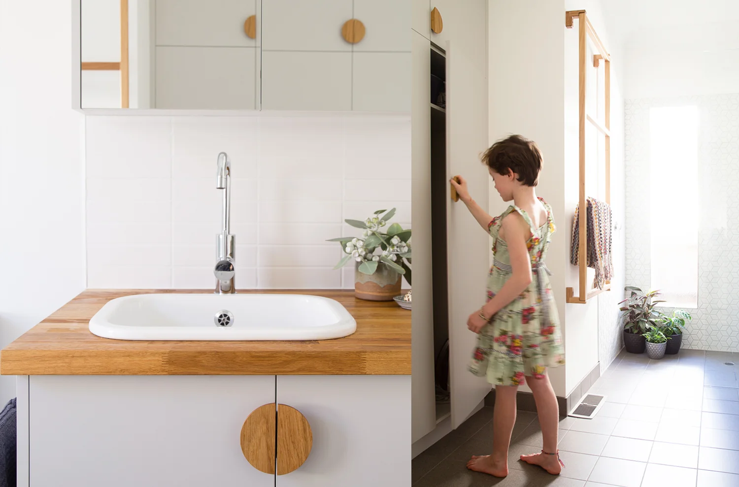 Despite having added an ensuite into the space it seems larger overall, with plenty of full height storage in the laundry for linen and bulk supplies.&nbsp;