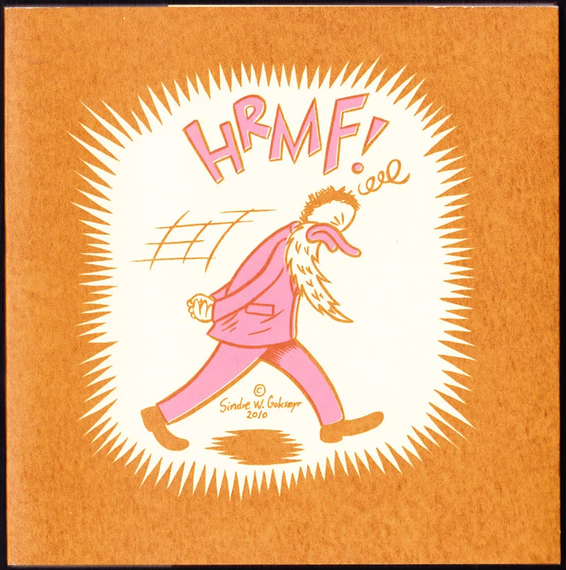  Front page of HRMF! Comic book, 2011. 