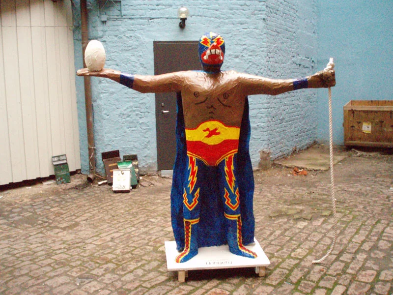 Pelikano 3000. Made together with Kristoffer Kjølberg. Paper mache.