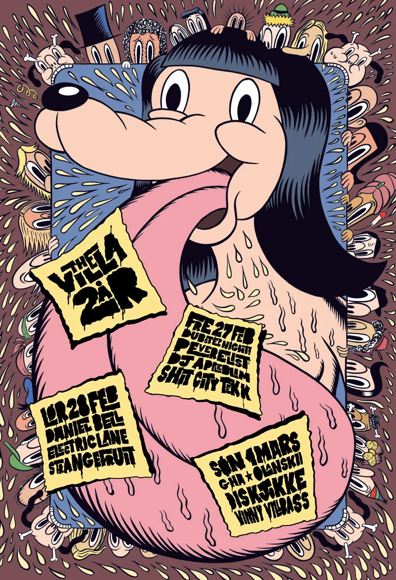 Poster for The Villas 2 years anniversary.