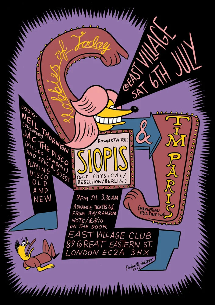 Poster made for Hobbies Of Today, 2013.