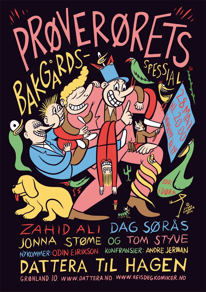 Poster for Prøverøret, 2014.