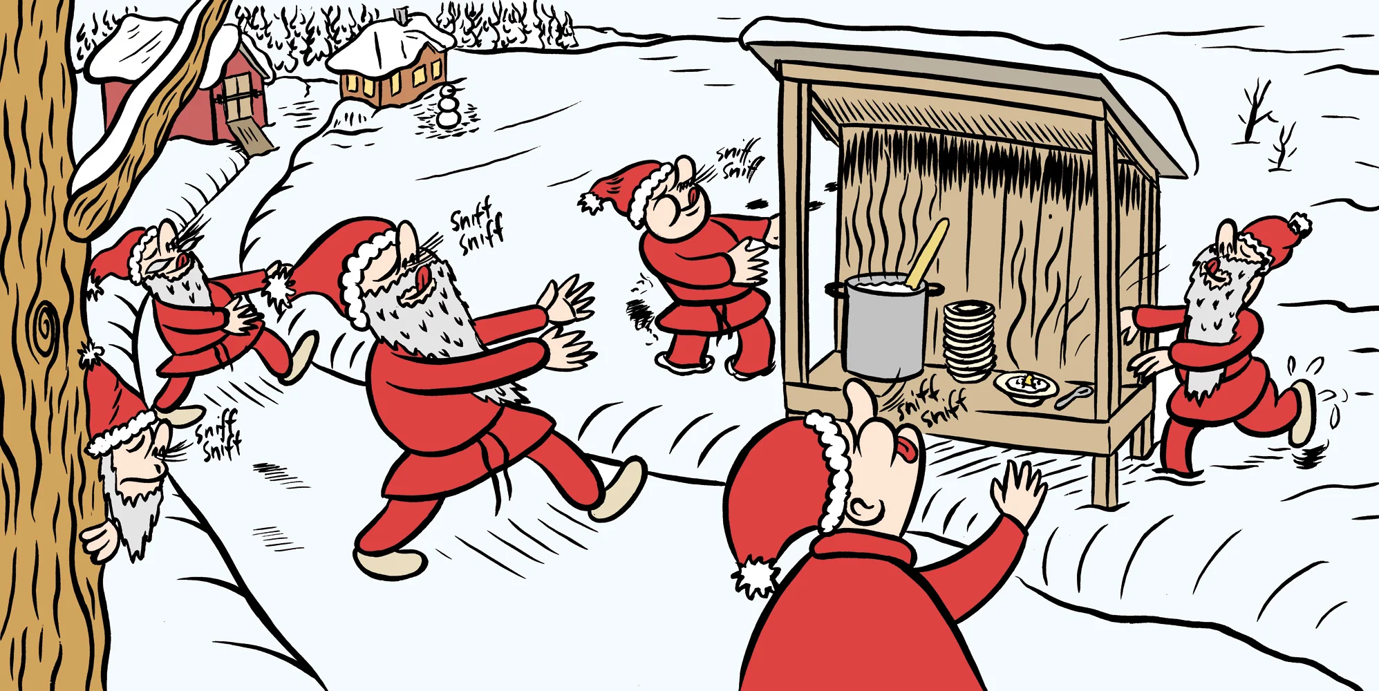 Illustration made for Natt og Dag (Monthly free paper).