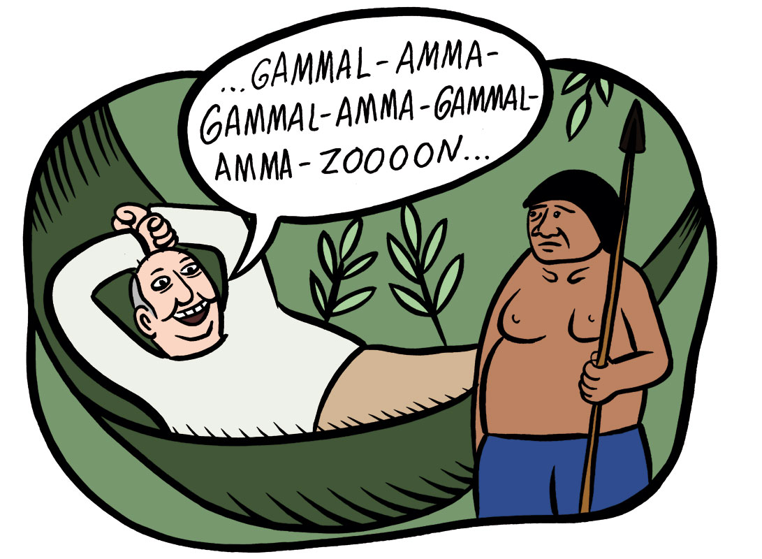 Illustration from the book Your King 2 (Kongen din bok 2).
