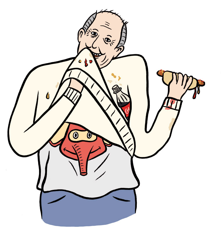 Illustration from the book Your King 2 (Kongen din bok 2).