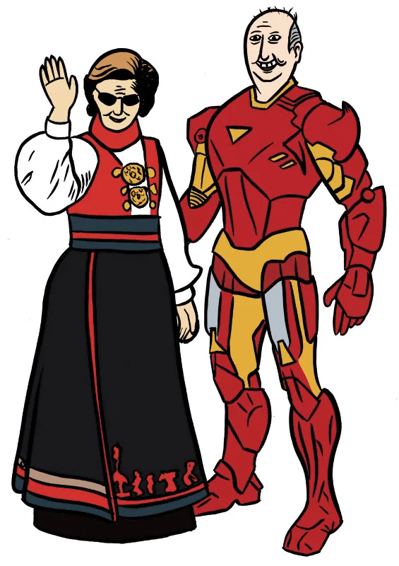 Illustration from the book Your King 2 (Kongen din bok 2).