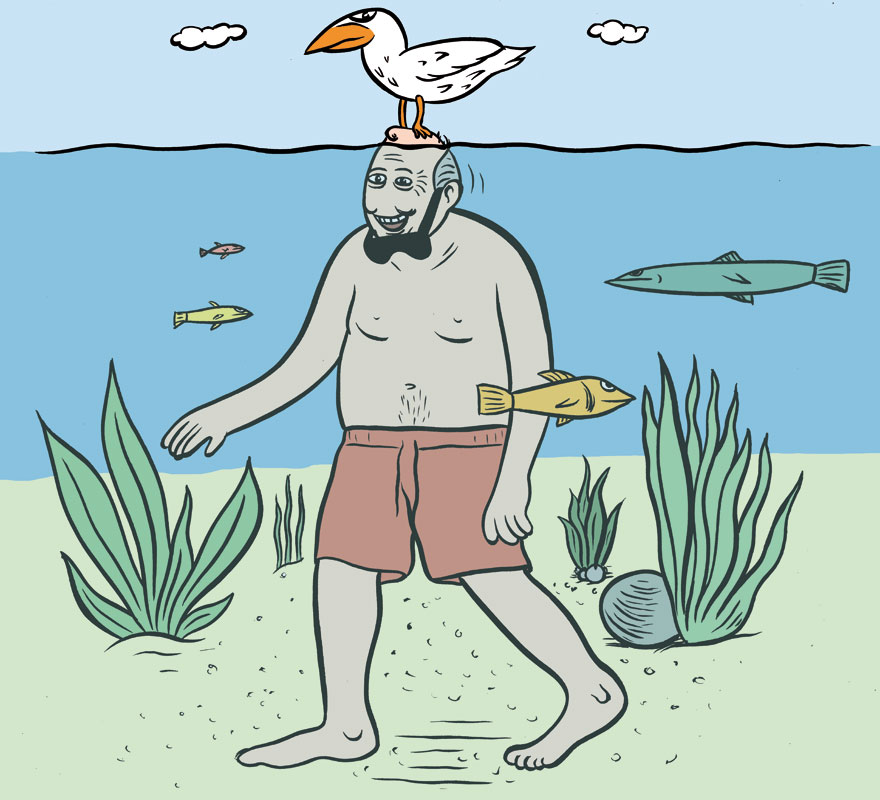 Illustration from the book Your King 2 (Kongen din bok 2).