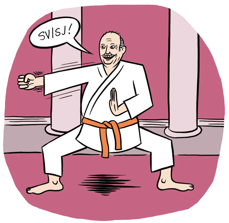 Illustration from the book Your King 2 (Kongen din bok 2).