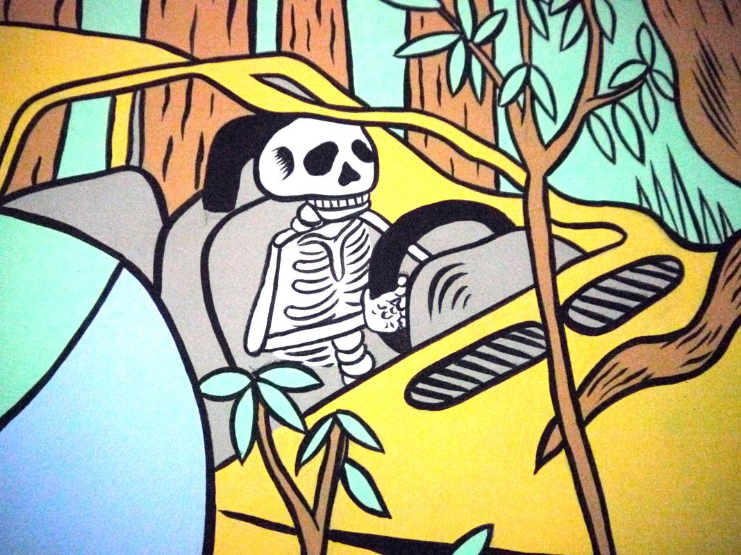 From mural at restaurant Grisen (The Pig).