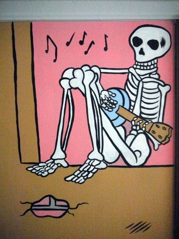 From mural at Grisen restaurant (The Pig).