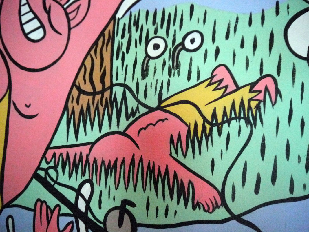 From mural at Grisen restaurant (The Pig).