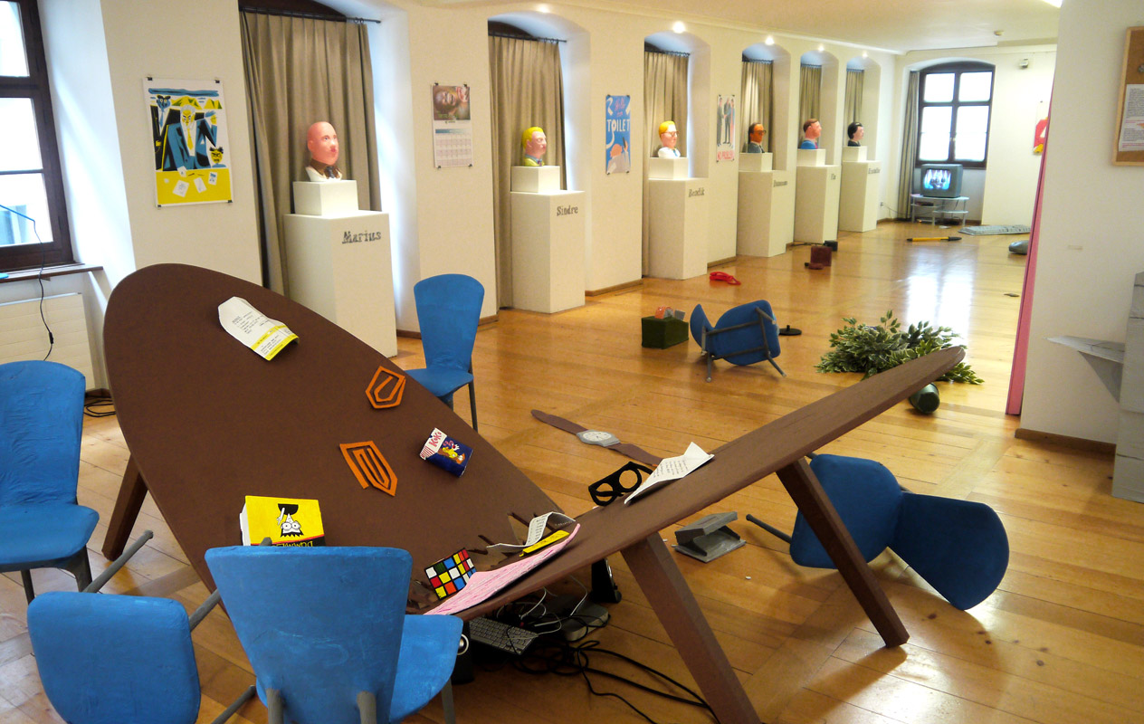 From Dongeys exhibition at Fumetto International Comics Festival, Luzern 2014.
