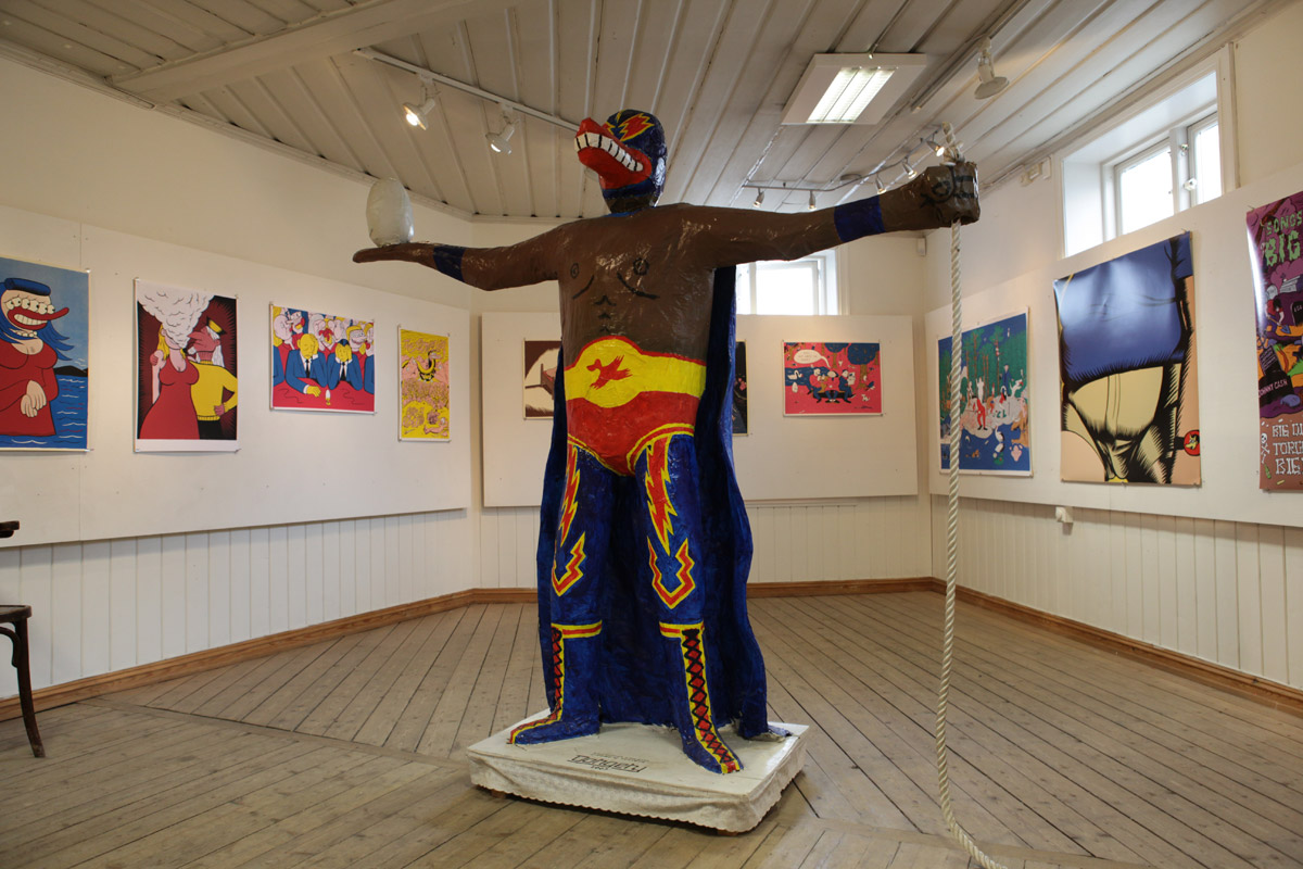 Pelikano 3000, from exhibition at Avistegnernes hus, Drøbak 2012.