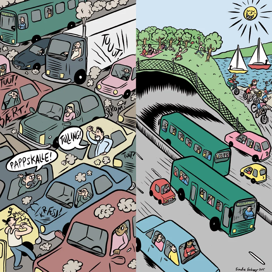 Illustration for Naturvernforbundet (Friends of the Earth Norway) ad.