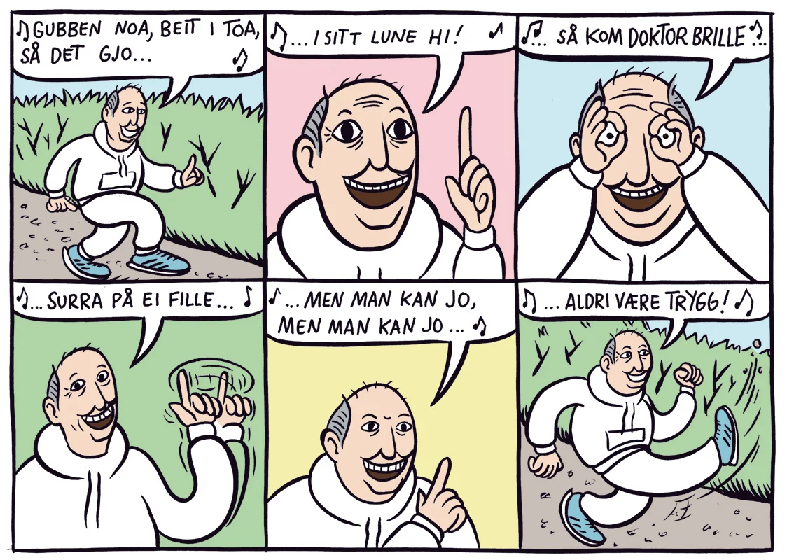 Illustration from the book Your King 3 (Kongen din bok 3).