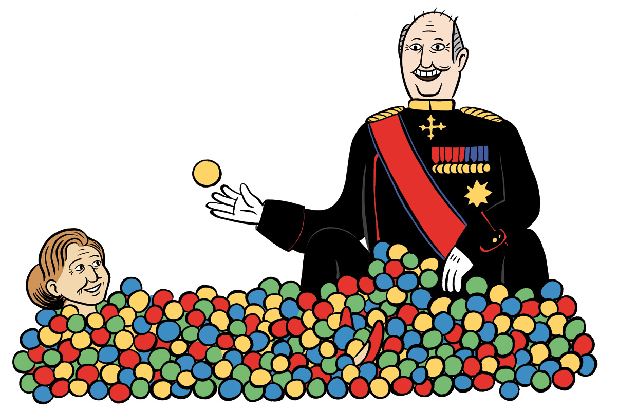 Illustration from the book Your King 3 (Kongen din bok 3).