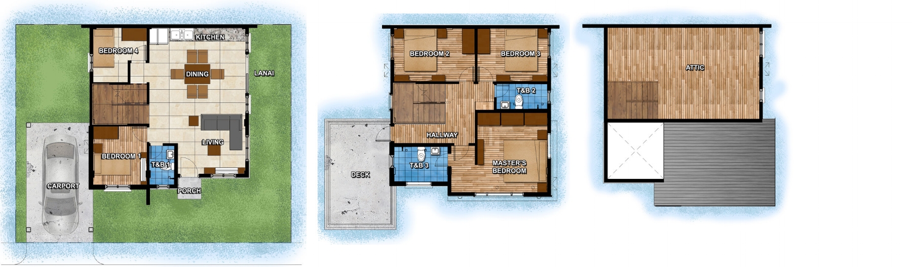  Ground Floor second floor attic 