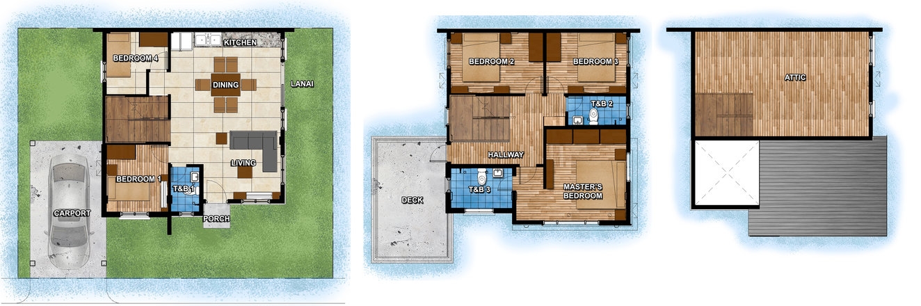  Ground Floor second floor attic 
